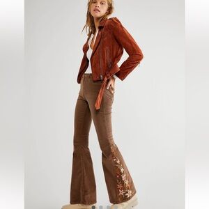 NWT - Driftwood Farrah Embroidered Corduroy